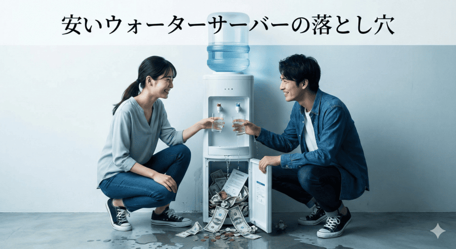 安いウォーターサーバーの落とし穴