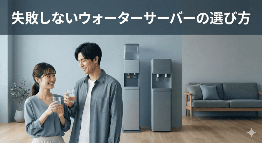 失敗しないウォーターサーバーの選び方