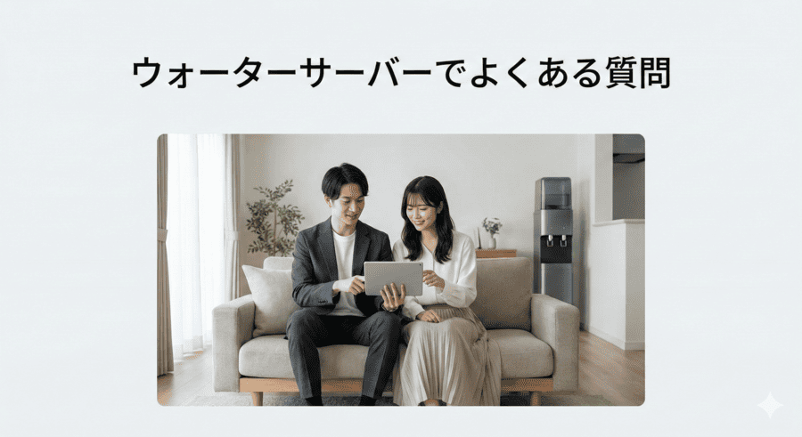 ウォーターサーバーでよくある質問