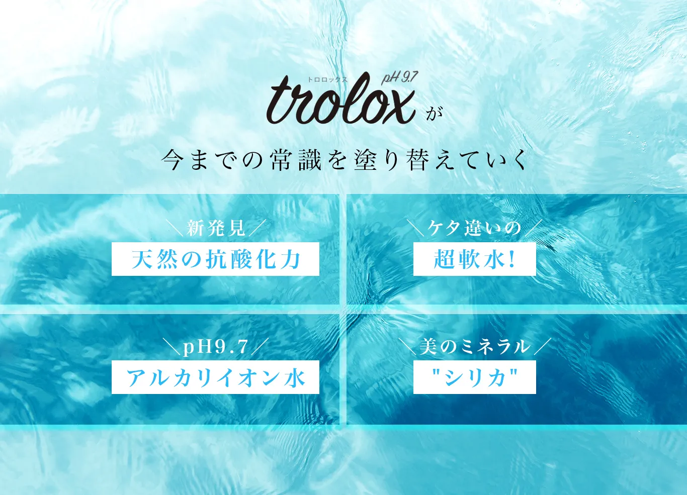 Troloxが今までの常識を塗り替えていく